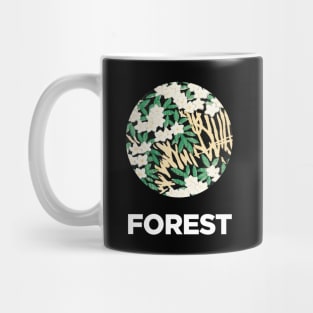 Forest Greenery Painting Mug